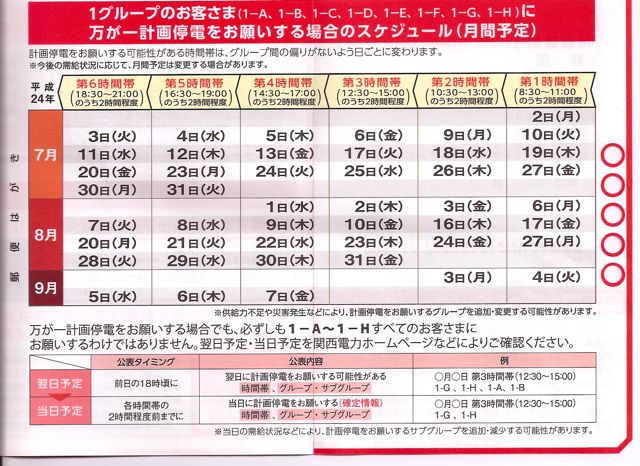 計画停電