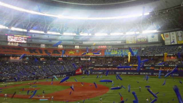 初めてのプロ野球観戦