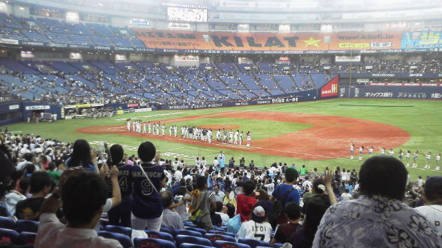 初めてのプロ野球観戦
