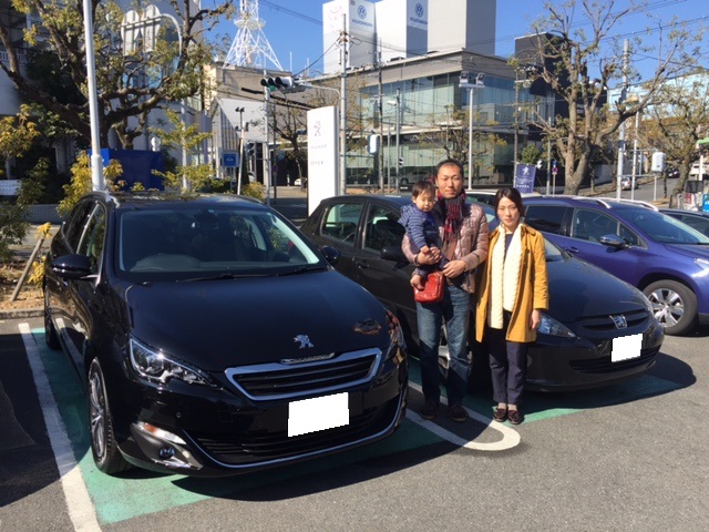 プジョー３０８ＳＷ ＡＬＬＵＲＥ　ご納車
