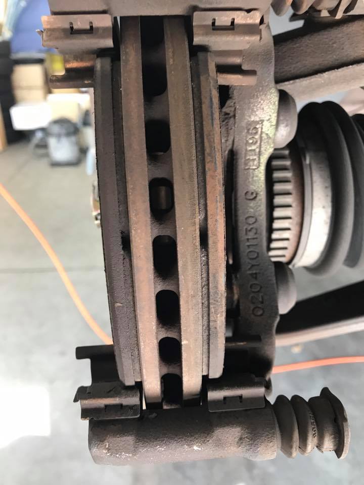 ブレーキパッド&ブレーキローターのご交換