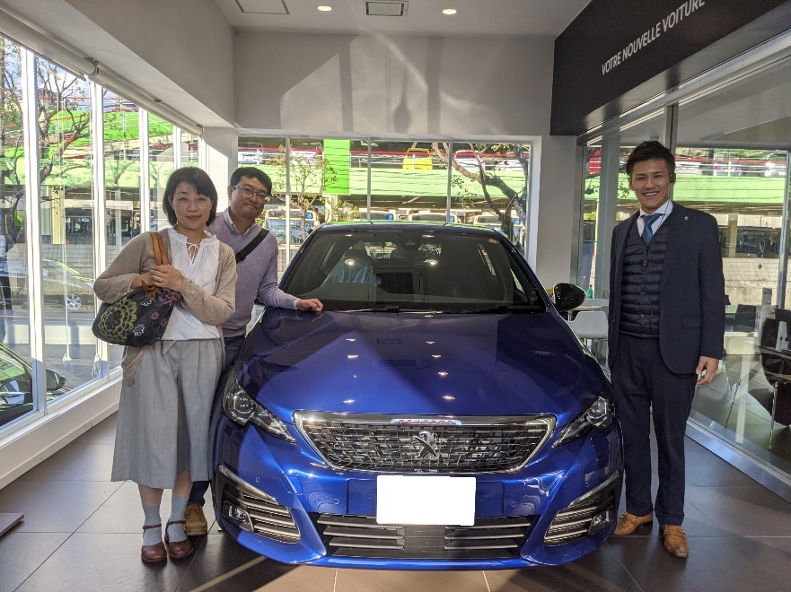 308GT LINE マグネティックブルーご納車