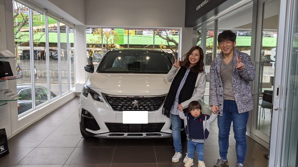 5008GT LINE S/R(パールホワイト）ご納車