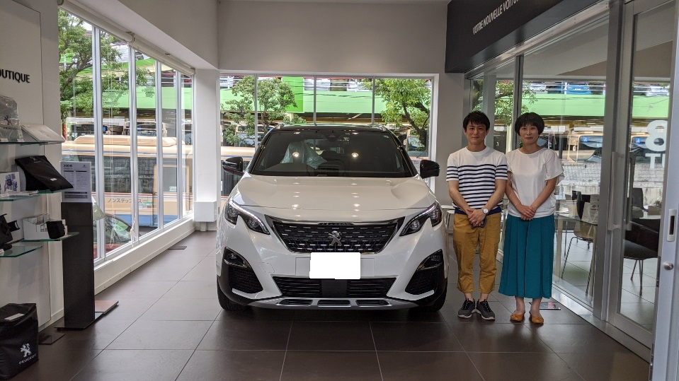 5008GT LINE BlueHDi S/R（パールホワイト）ご納車