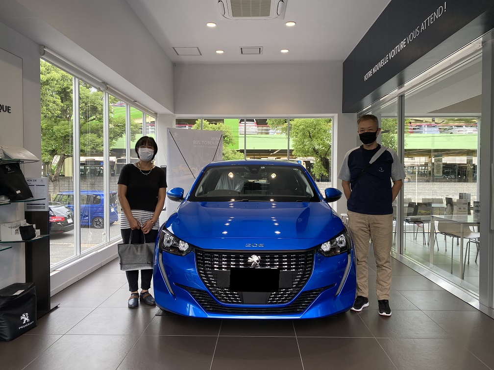 208Allure(ヴァーティゴブルー）ご納車