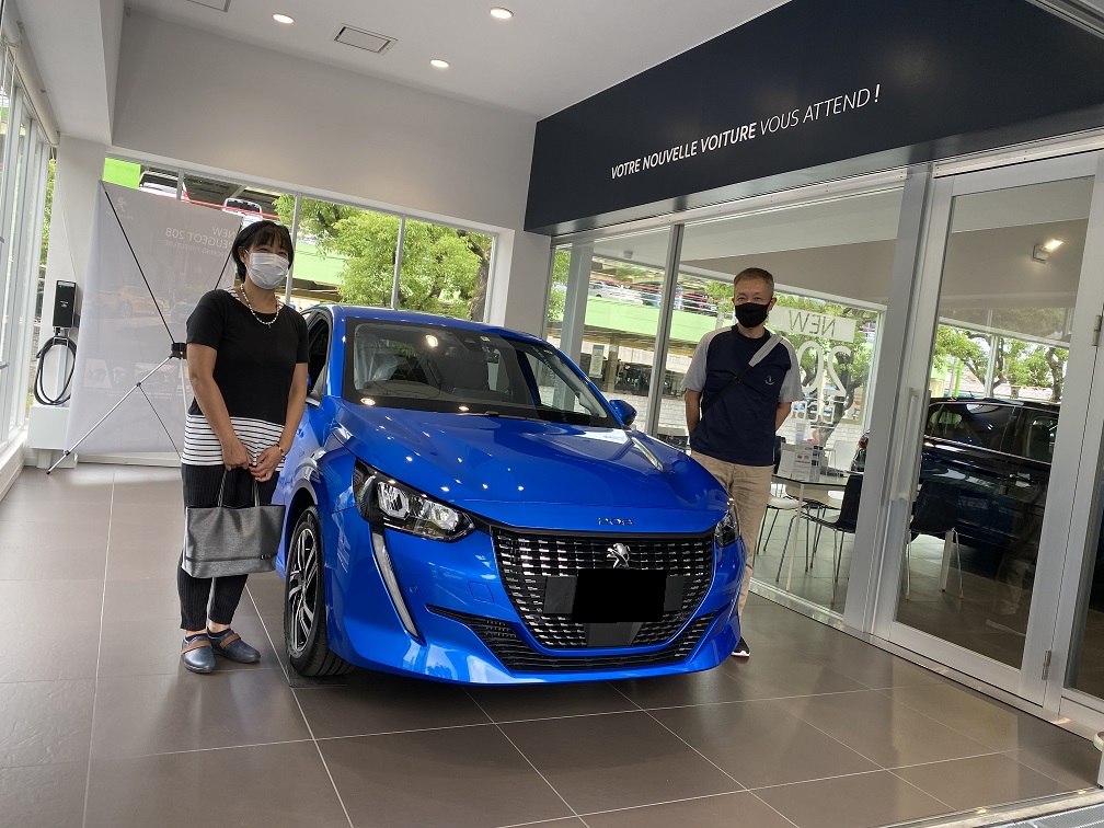 208Allure(ヴァーティゴブルー）ご納車